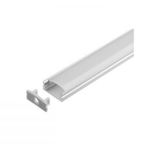 LED profiel 1708 incl afdekking